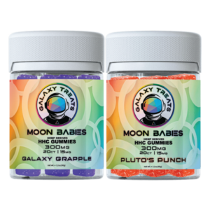 Galaxy Treats Moon Babies HHC Gummies Flavors